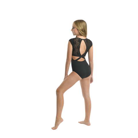 23113 - Cap Sleeve Lace Leotard