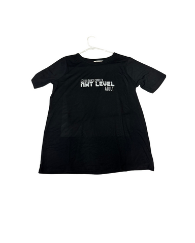 Adult Next Level Black Tee