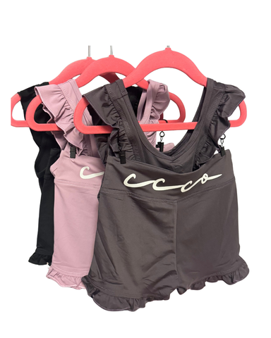 662 Ruffle Short Set