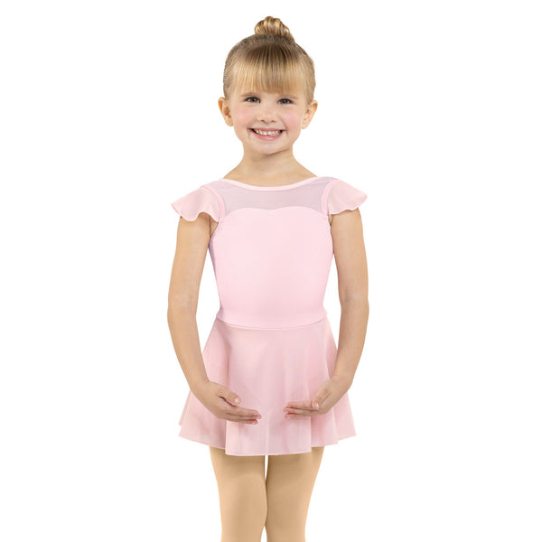 705 Sweetheart Flutter Sleeve Dress