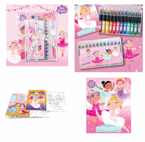 Dancer Dry Erase Gift Set - with Markers
