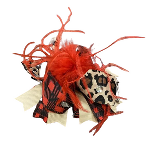 Buffalo Animal Print Hairbow