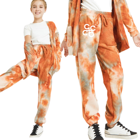 Youth Tie Dye Knit Joggers