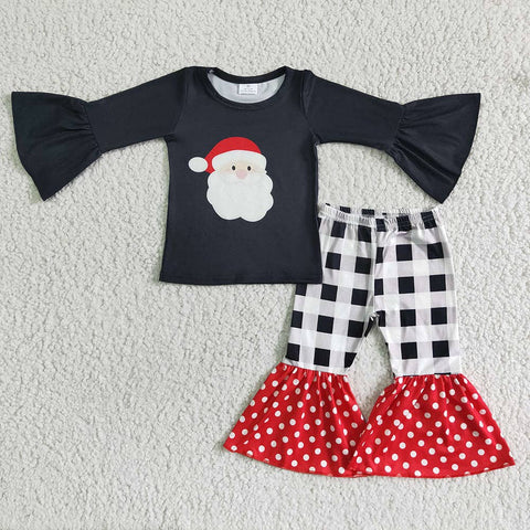 Santa plaid set