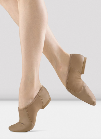 Bloch Jazz Shoe -- Tan Leather -- Youth & Adult